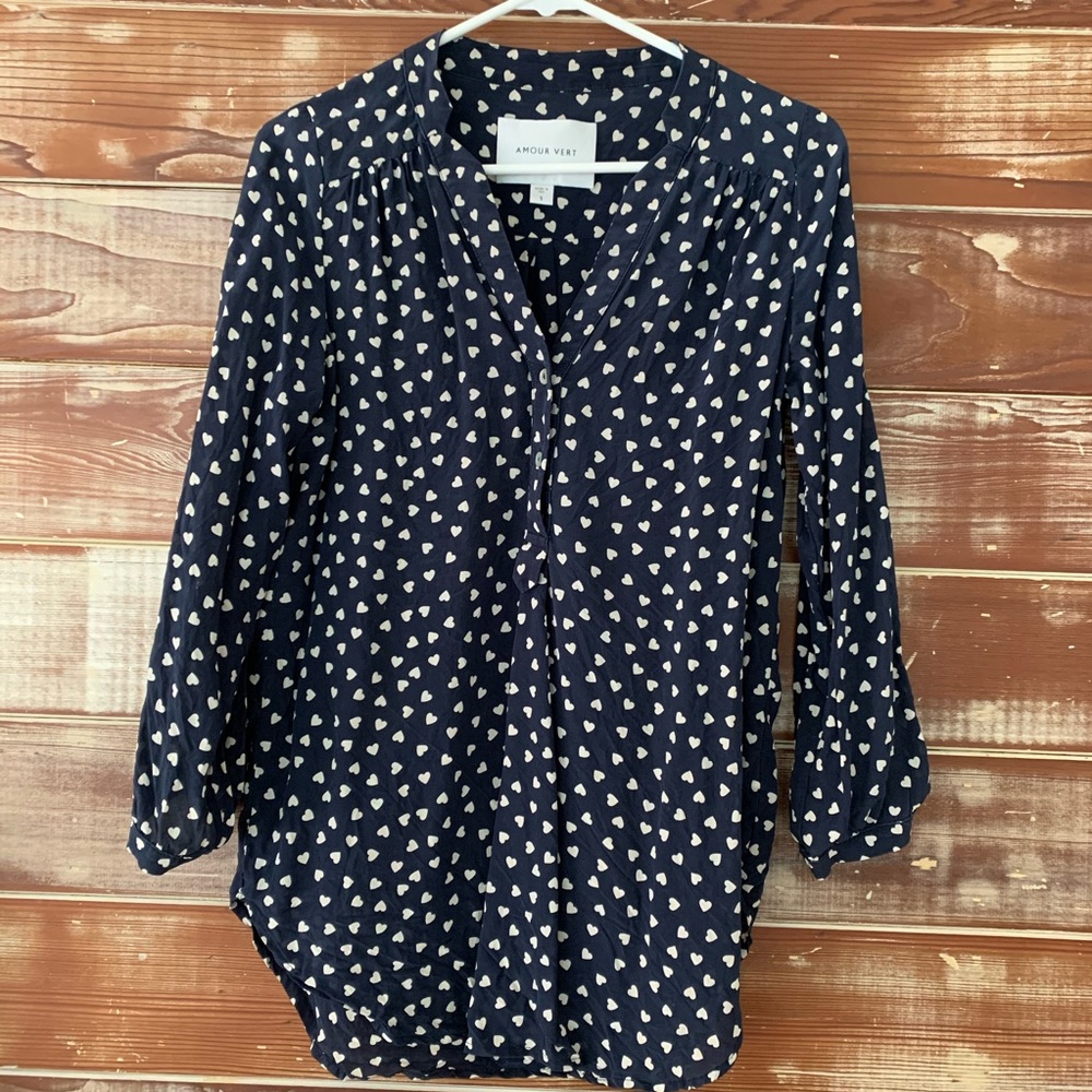 Amour Vert silk blouse